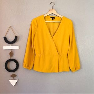 Yellow J.Crew Blouse